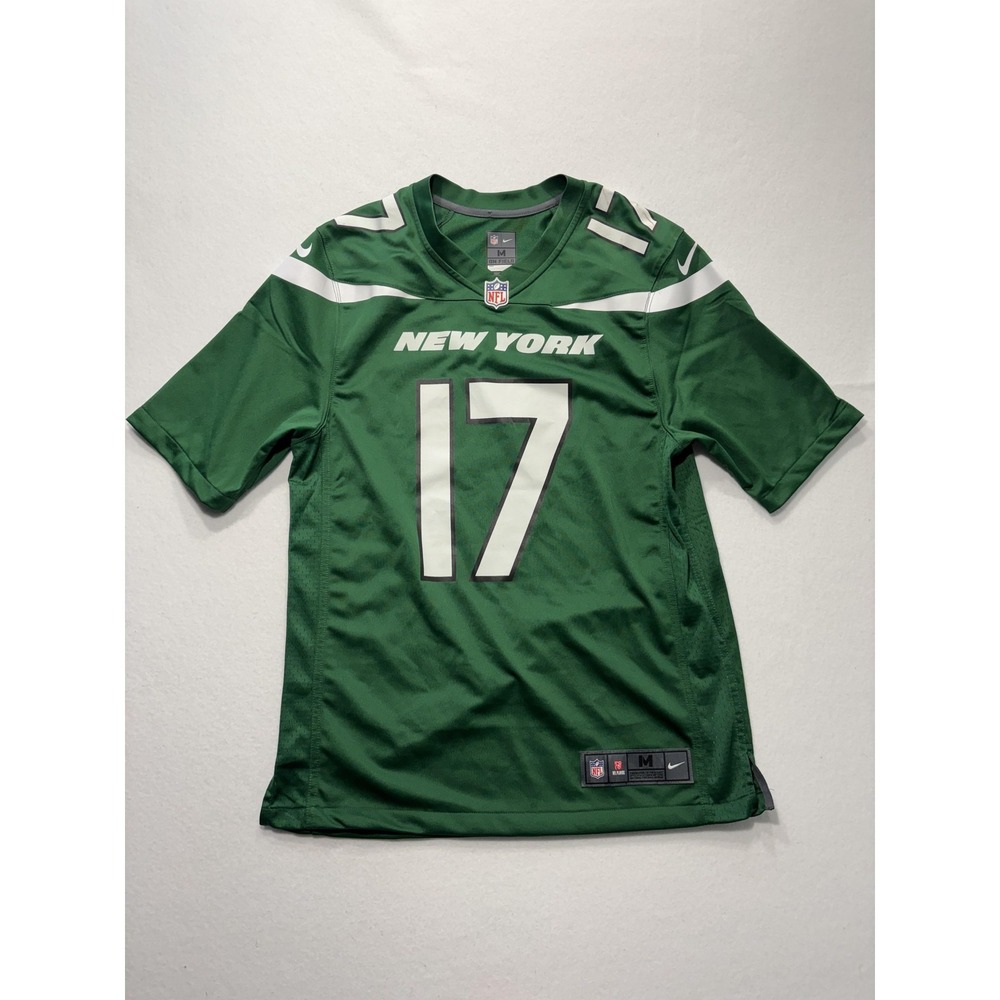 New York Jets Jersey Mens Medium Green NFL Football Nike Garrett Wilson 17